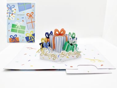  - Serien - Kirigami - KK hoch Happy Birthday