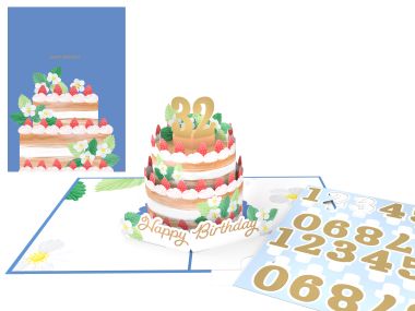  - Serien - Kirigami - KK hoch Happy Birthday