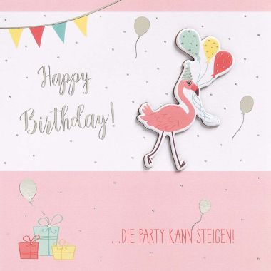  - Allgemeine Kollektion-Hauptdevisen - Geburtstag - KK quadratisch Happy Birthday