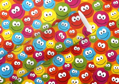  - Geschenkartikel Allgemein - Geschenkrollen - Geschenkpapier Just Smileys