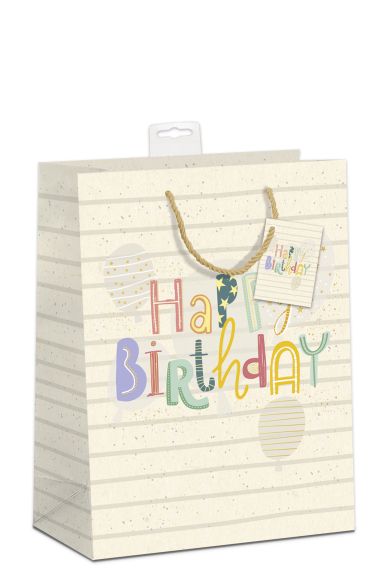  - Geschenkartikel Allgemein - Geschenktasche Gross - wfa Geschenktasche Happy Birthday