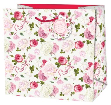  - Geschenkartikel Allgemein - Geschenktasche Klein - Geschenktasche Queen of Roses