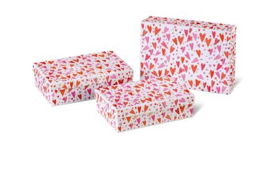  - Geschenkartikel Allgemein - Geschenkschachteln - Kartonage Red Hearts