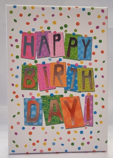  - Geschenkartikel Allgemein - Geschenkschachteln - wfa Kartonage Birthday Confetti