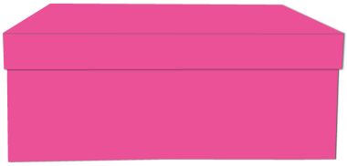  - Geschenkartikel Allgemein - Geschenkschachteln - Kartonage Pink