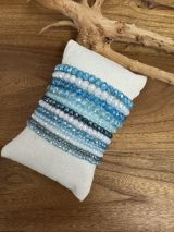 Kissen Armbänder Ocean blau
