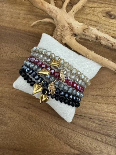  - Andreani Schmuck - Armbänder - Kissen Armbänder 6mm mit Charm gold