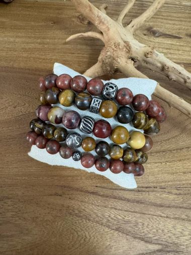  - Andreani Schmuck - Armbänder - Kissen Armbänder Metall Brauntöne