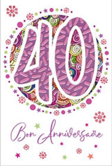  - Französische Kollektion - Collection ge / Hanna / Velvet - KK hoch Zahlengeburtstag 40.
