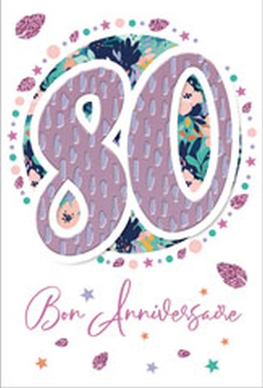  - Französische Kollektion - Collection ge / Hanna / Velvet - KK hoch Zahlengeburtstag 80.