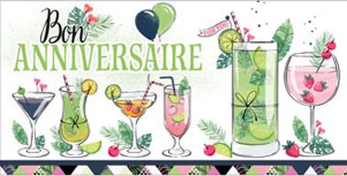  - Französische Kollektion - Collection ge / Hanna / Velvet - KK Din lang quer Geburtstag