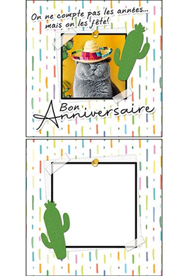 - Französische Kollektion - Collection ge / Hanna / Velvet - KK quadratisch Geburtstag