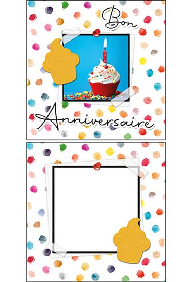  - Französische Kollektion - Collection ge / Hanna / Velvet - KK quadratisch Geburtstag