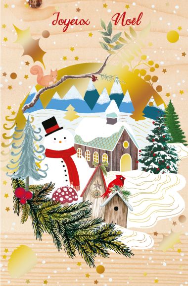  - Weihnachtskollektion - WH Gravure D'HIVER Französisch - wfa KK WH Gravure D'HIVER
