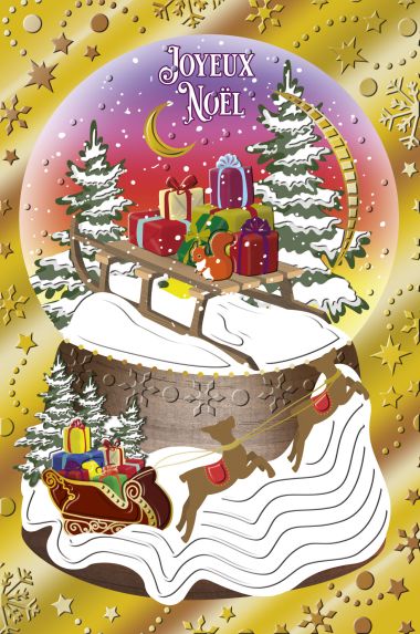  - Weihnachtskollektion - WH Gravure D'HIVER Französisch - wfa KK WH Gravure D'HIVER