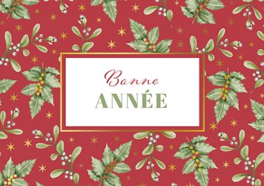  - Weihnachtskollektion - Christmas Print Französisch - KK quer Christmas Print