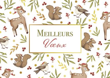  - Weihnachtskollektion - Christmas Print Französisch - KK quer Christmas Print