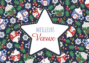  - Weihnachtskollektion - Christmas Print Französisch - KK quer Christmas Print
