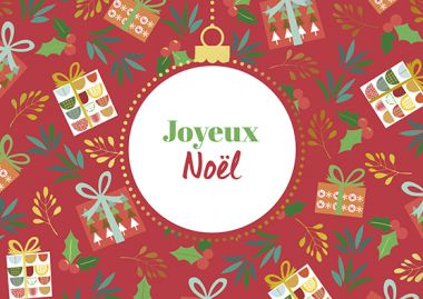  - Weihnachtskollektion - Christmas Print Französisch - KK quer Christmas Print
