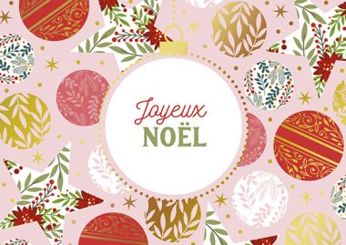  - Weihnachtskollektion - Christmas Print Französisch - KK quer Christmas Print
