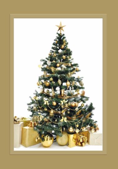  - Weihnachtskollektion - A5 Weihnachten - wfa Blanco A5 - Weihnachtsbaum