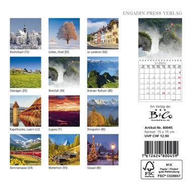  - Kalender - Schweizkalender - Swiss Mini