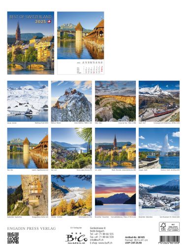  - Kalender - Schweizkalender - Best of Switzerland