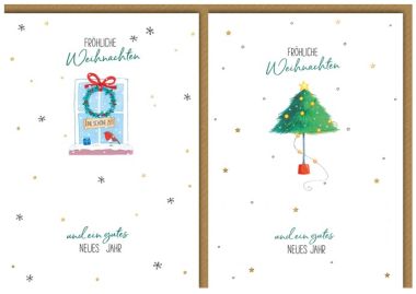  - Weihnachtskollektion - Doppeltext + Weihnachten - wfa Doppeltext WH