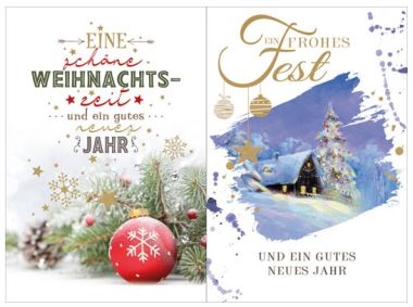  - Weihnachtskollektion - Doppeltext + Weihnachten - wfa Doppeltext WH