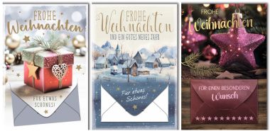  - Weihnachtskollektion - Gutscheine + Geldkarte - Geldkarte WH