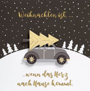  - Weihnachtskollektion - Quadratische Weihnachtskarten - wfa Weihnachten