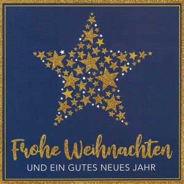  - Weihnachtskollektion - Quadratische Weihnachtskarten - wfa Doppeltext WH