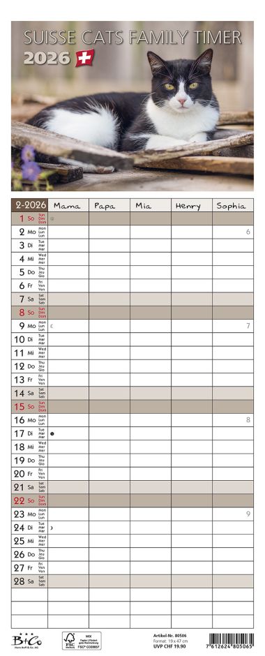 Suisse Cats Family Timer
