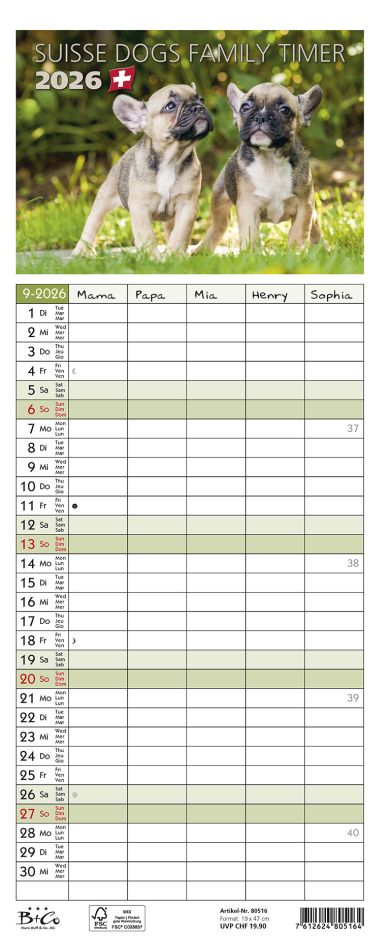 Suisse Dogs Family Timer