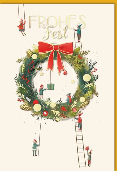  - Weihnachtskollektion - Doppeltext + Weihnachten - KK hoch Weihnachten