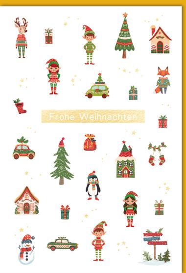  - Weihnachtskollektion - Doppeltext + Weihnachten - KK hoch Weihnachten