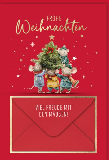 - Weihnachtskollektion - Gutscheine + Geldkarte - KK hoch Geldkarte WH