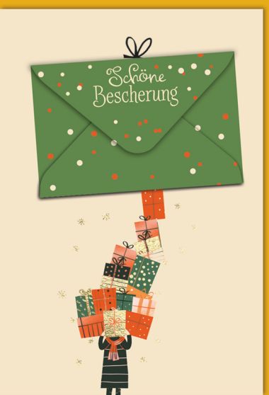  - Weihnachtskollektion - Gutscheine + Geldkarte - KK hoch Geldkarte WH