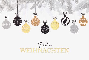  - Weihnachtskollektion - Doppeltext + Weihnachten - Weihnachten quer