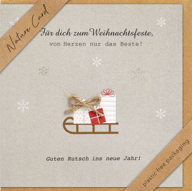  - Weihnachtskollektion - International + Englisch - Doppeltext WH quadratisch