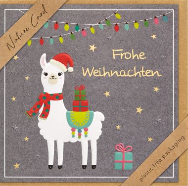 - Weihnachtskollektion - Doppeltext + Weihnachten - Weihnachten quadratisch