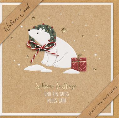  - Weihnachtskollektion - International + Englisch - Doppeltext WH quadratisch