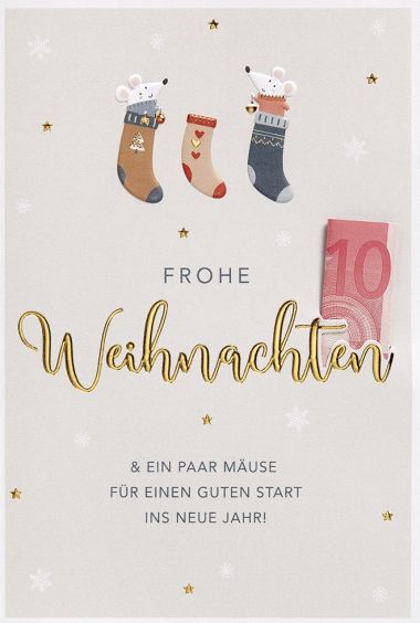  - Weihnachtskollektion - Gutscheine + Geldkarte - Geldkarte WH