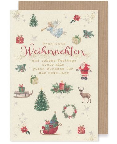  - Weihnachtskollektion - Doppeltext + Weihnachten - KK hoch Doppeltext WH