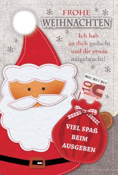  - Weihnachtskollektion - BEO Applikationen - wfa Weihnachten Geldkarte