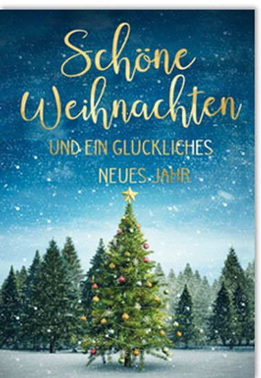  - Weihnachtskollektion - Green Christmas Midi - MK Doppeltext WH
