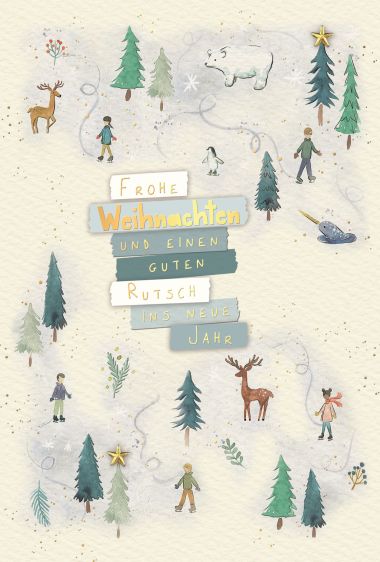  - Weihnachtskollektion - Doppeltext + Weihnachten - KK hoch Doppeltext WH