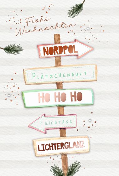  - Weihnachtskollektion - Doppeltext + Weihnachten - KK hoch Weihnachten