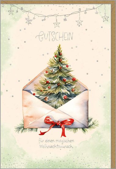  - Weihnachtskollektion - Gutscheine + Geldkarte - KK hoch Gutschein WH