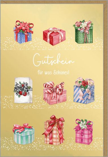 - Weihnachtskollektion - Gutscheine + Geldkarte - wfa KK hoch Gutschein WH
